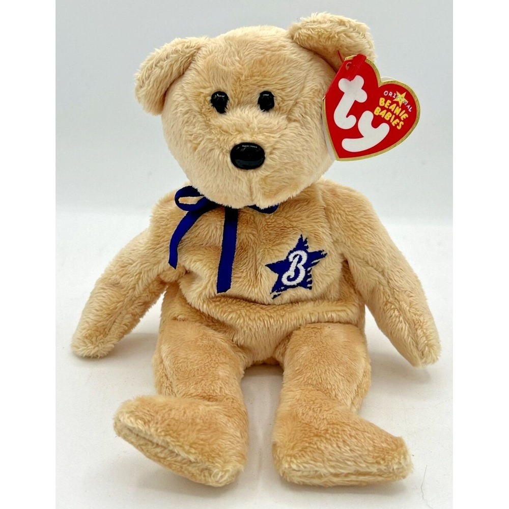 2006 Ty Beanie Baby "winstar" Retired Japanese Exclusive Bear BB10